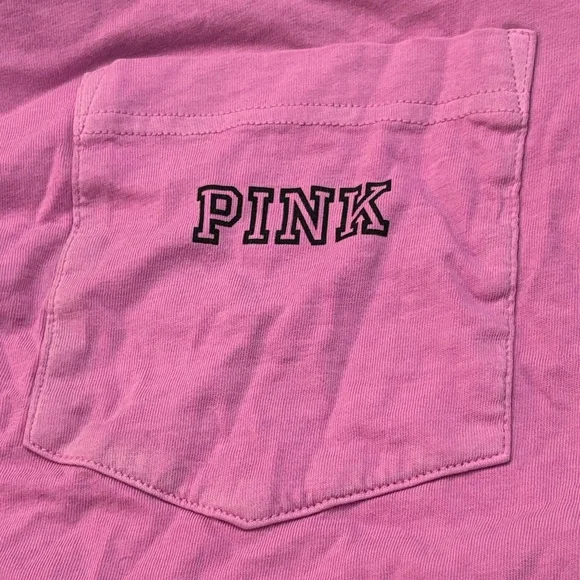 PINK Victoria's Secret Fuchsia Tee - Picture 4 of 7